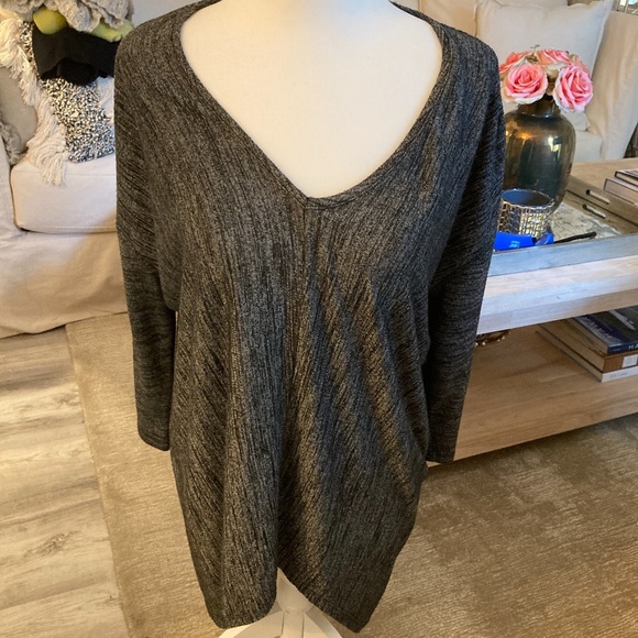 Bobi Dolman Short Sleeve Top Gray Grey XS - Picture 1 of 3